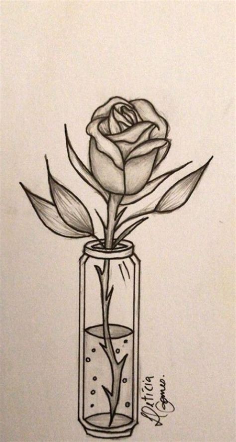 bonito rosa dibujo facil Búsqueda de Google Dibujos a lapiz rosas