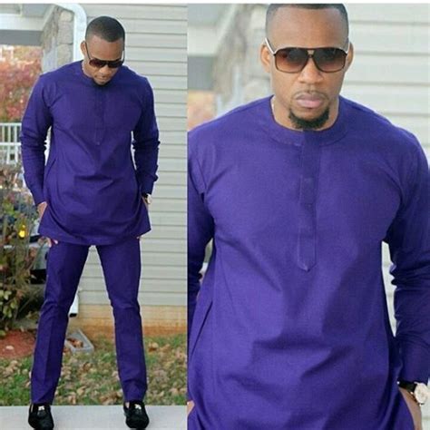 Purple African Traditional Menswear African Attire Store Africa Blooms