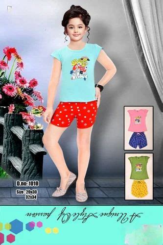 Cotton Mix Girl Baby Top And Hot Pant Set Size 20X30 At Rs 190 Piece In South 24 Parganas