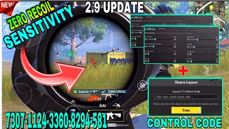 29 Update🔥best Zero Recoil Sensitivity For Bgmi Best Sensitivity