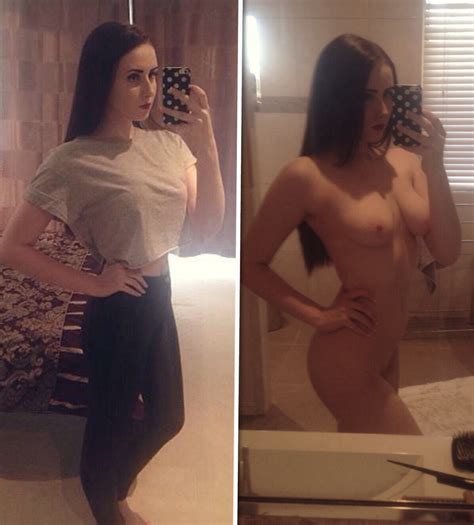 Hottie In The Mirror Porn Pic