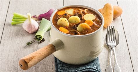 Sauté de boeuf à la bière aux pommes de terre Pompadour Touquet Savour