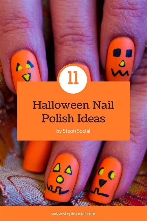 Cute Halloween Nail Polish Ideas Steph Social