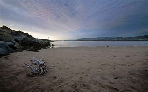 Wallpaper Sunlight Landscape Sunset Sea Bay Rock Shore Sand