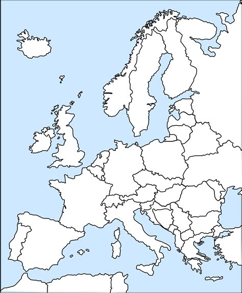 Clipart Europe Outline