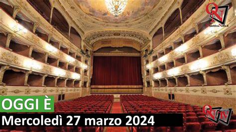 OGGI È 27 marzo Giornata Mondiale del Teatro VIDEO