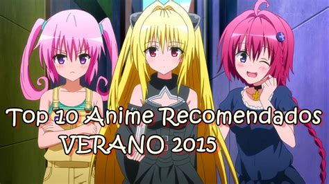 Top Animes Verano Recomendados By Ckryz Youtube