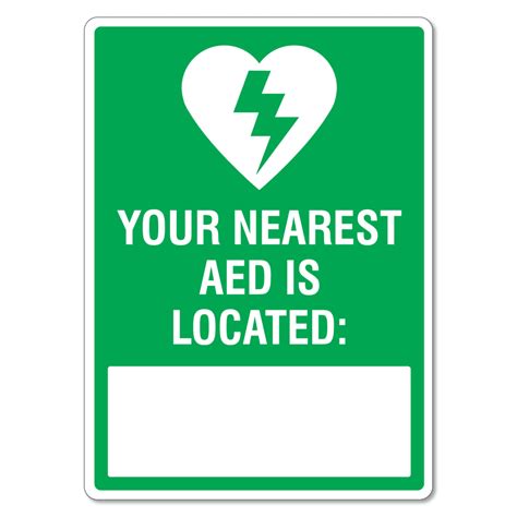 Aed Signs Printable