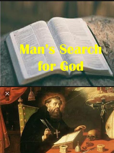 Mans Search For God | PDF