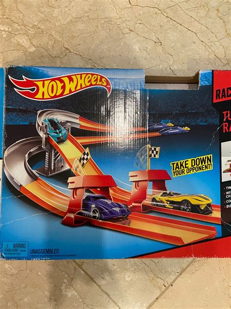 Hot Wheels Turbo Race Set Toys Collectibles Mainan Di Carousell