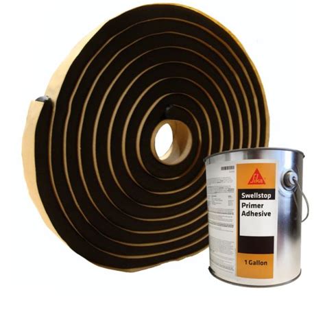 sika greenstreak swellstop water swellable joint sealant  concrete