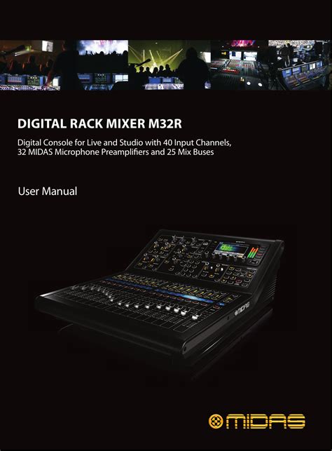 Midas M32r Live User Manual Manualzz