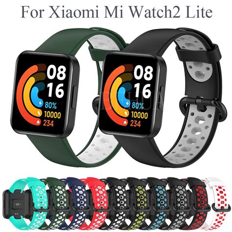 Correa De Silicona Para Xiaomi Redmi Watch 2 Lite SmartWatch Band