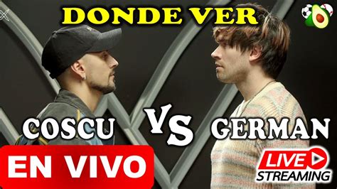 German Vs Coscu En Vivo Hoy Donde Ver La Velada Del A O Pelea De