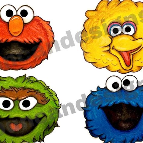 Elmo Big Bird - Etsy