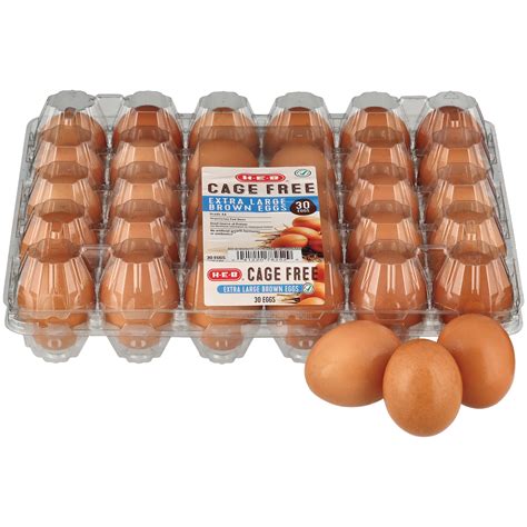 H-E-B Grade AA Cage Free Extra Large Brown Eggs - Shop Eggs & egg ...