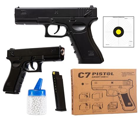 Metalowy Pistolet Na Kulki Glock C Kulek Allegro Pl