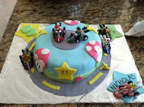 Mario Kart Birthday Mini Cake Cakecentral