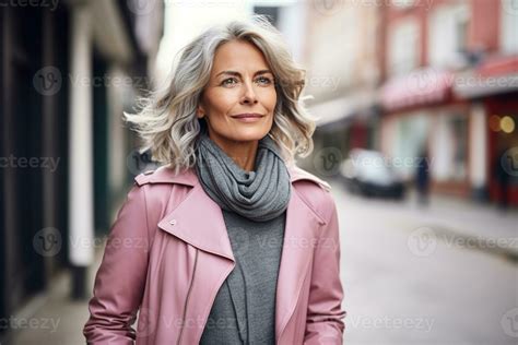 Attractive Mature Woman In The City AI Generated 26789760 Stock Photo At Vecteezy