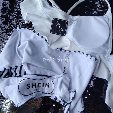 COD Lalamove Bnew SHEIN Bikini Highwaist Bikini Shein Swimsuit White Swimsuit White Bikini Cute