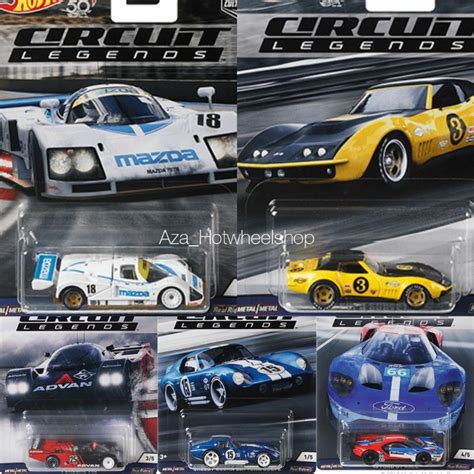 Jual Hot Wheels Circuit Legends Legend Hw Set Hotwheels Car Culture Mazda Ford Gt Porsche