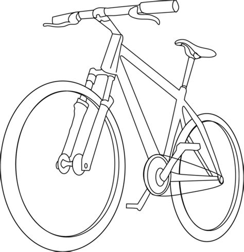 Simple Bike Drawing at GetDrawings | Free download