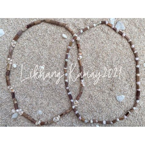 Likhang Kamay Cowrie Puka Shell Necklace Choker Bohemian Boho Summer