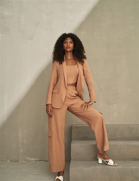 Blazer Alfaiataria Adriana Nude Delight Store