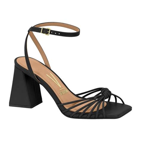Sandalia Nó Salto Grosso - Sandalia Nó Salto Grosso Confortavel Vizzano Lancamento | Shopee Brasil