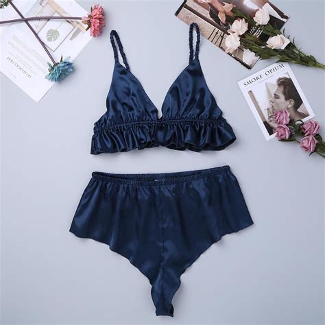 Men S Lace Lingerie Set Sissy Ruffled Pouch Briefs Bra Tops Underwear