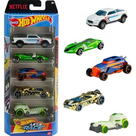 Hot Wheels Let S Race Netflix Series Scale Pack Tuff Twin Mill Rip Rod Rocketfire