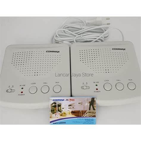 Jual Intercom Wireless Commax Wi-2B (White) | Shopee Indonesia
