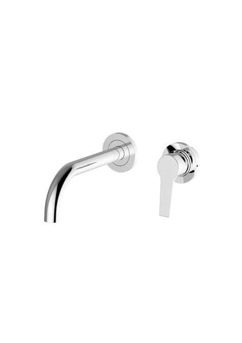 BRIO Wall Mounted Basin Mixer Without Waste 2 Pieces Ottone Meloda