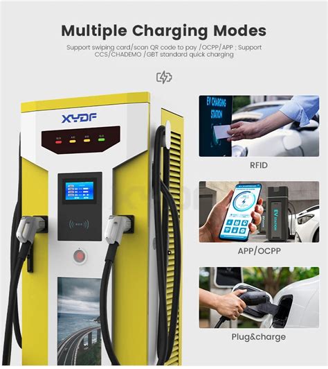 Xydf Double Gun Floor Mounted Power Charging Station Ocpp Gbtccs2ccs1