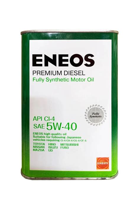 Моторное масло ENEOS PREMIUM DIESEL CI-4 5W-40 Синтетическое 1 л ...