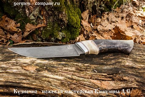 Нож Походный из булатной стали, стаб.дерево купить в интернет-магазине ...