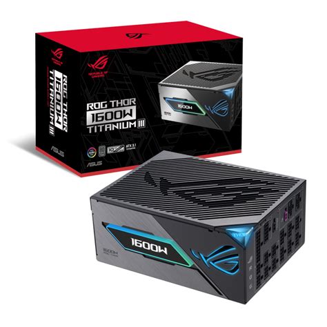 asus met au monde sa troisieme generation dalimentations rog thor le