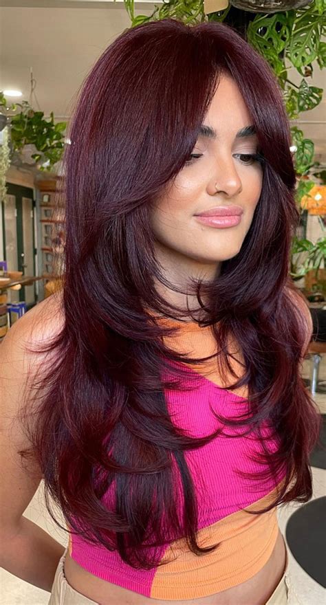 chic versatile layered haircuts styles berry infusion