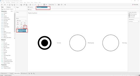 How To Create Horizontal Parameter Selection With Radio Buttons