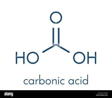 Carbonic Acid Molecule Formed When Carbon Dioxide Is Dissolved In