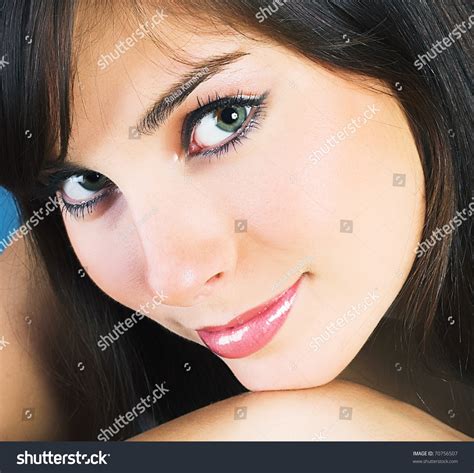 Beautiful Brunette Woman Long Hair Stock Photo Shutterstock