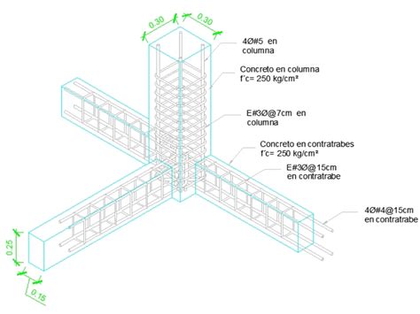 Conexión entre losa y columna de concreto 204 2 KB Bibliocad