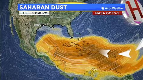 Saharan Dust Travels Off Africa Coast Into Eastern Atlantic Abc13 Houston