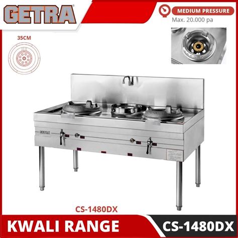 Jual Kwali Range Getra Cs Dx Kompor Stainless Restoran Kuali