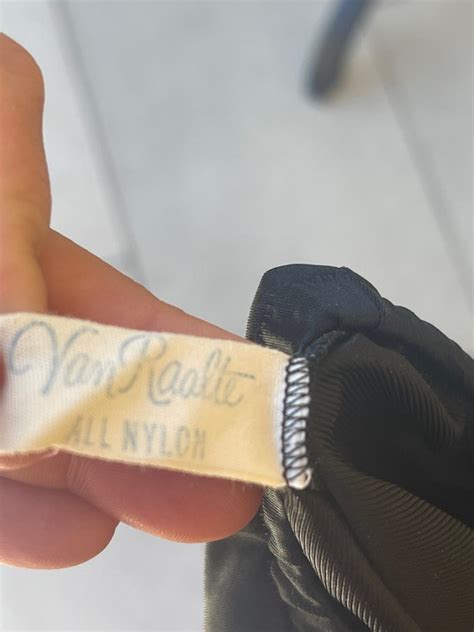 S Van Raalte Half Slip Black Vintage Lingerie Lace Gem