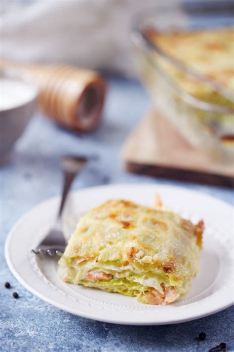 Gratin De Ravioles Au Poireau Et Saumon Fum Chefnini