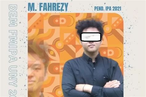 TERUNGKAP Ini Sosok M Fahrezy Terduga Pelaku Pelecehan Di UNY Akun