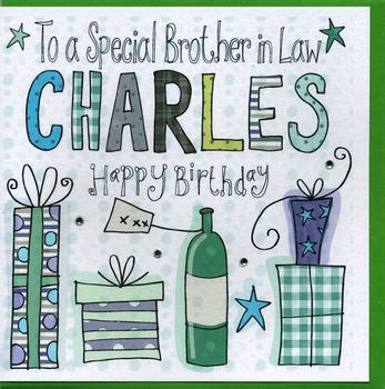 Personalised Brother In Law Birthday Card By Claire Sowden Design