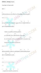 เลนของสง Big Ass JANTHAI Music คอรดกตาร เนอเพลง คอรดเพลง ฟงเพลง MV