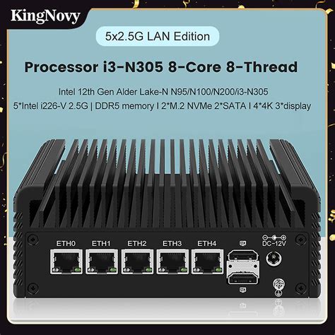 Lan Firewall Router Th Gen Intel I N N N I V G Ddr